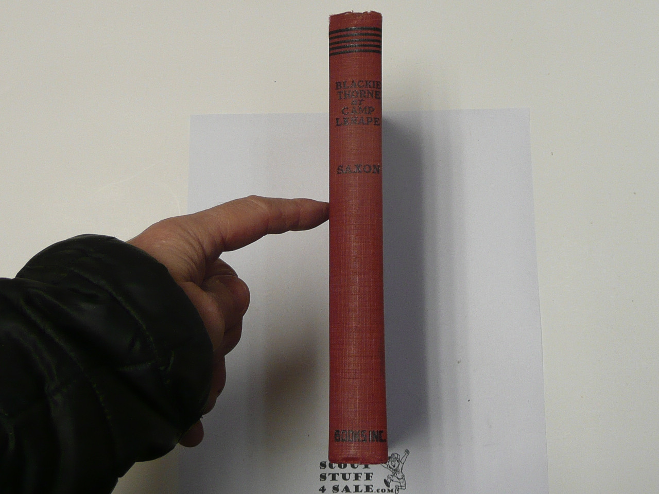 Blackie Thorne at Camp Lenape, By Carl Saxon, 1940 Printing, Hardbound, Boy Scout Story Book