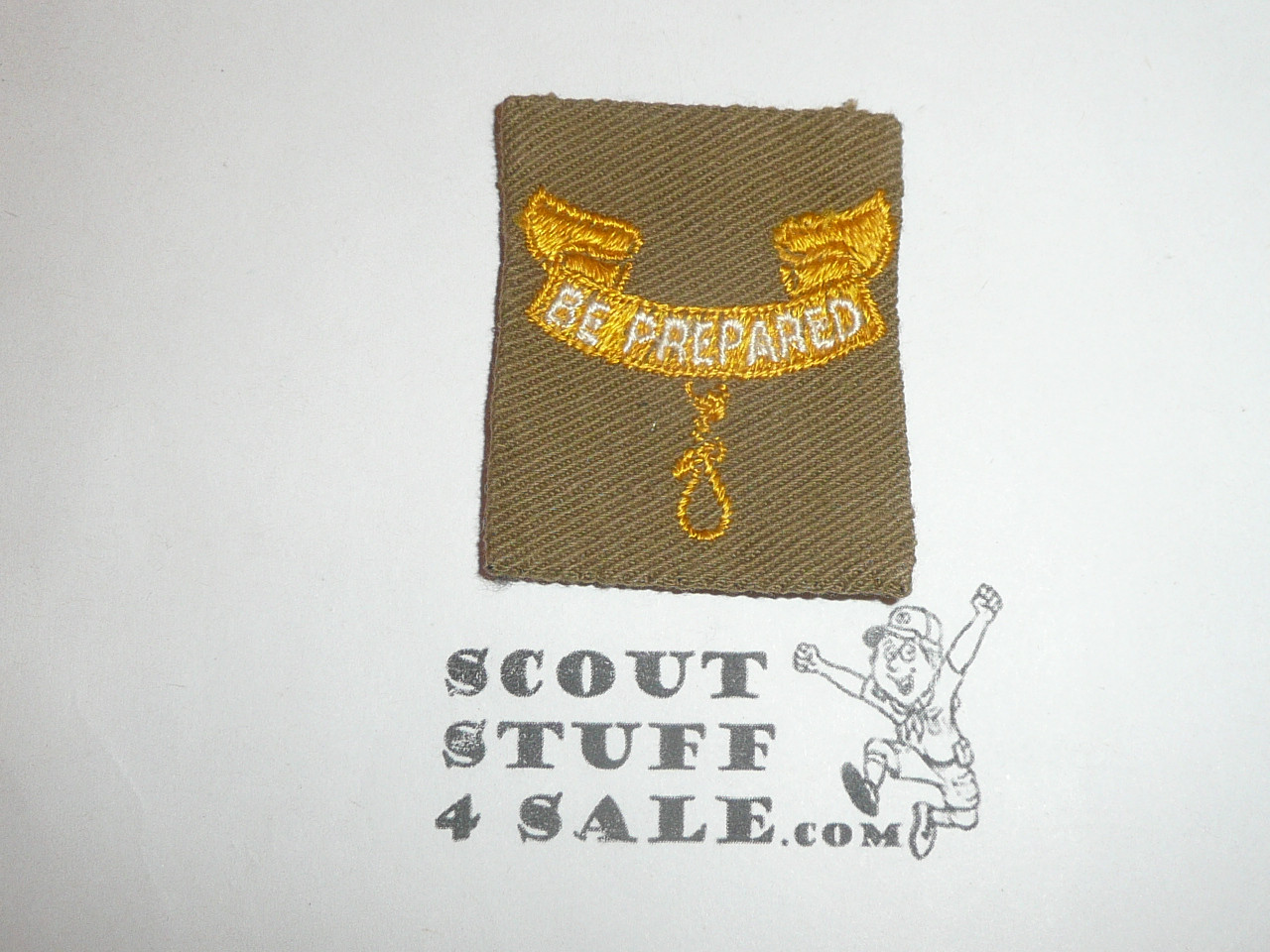 Second Class Rank Patch - 1940's - Tan Twill Type 7A, used