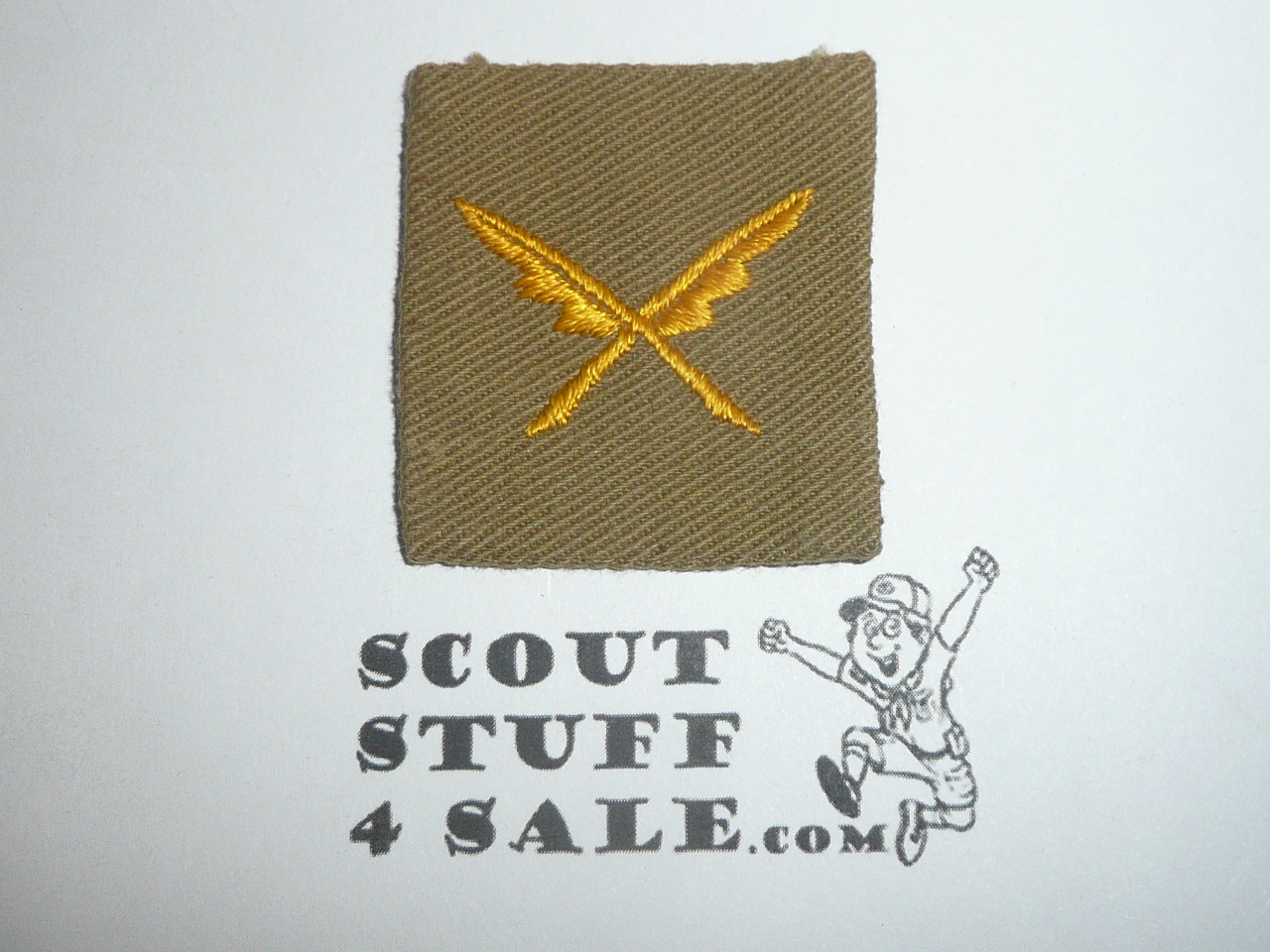 Scribe Patch - 1926 - 1942 - Tan Cloth (SC1), lite use