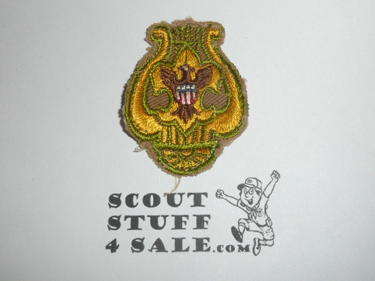 Musician Patch - 1923 - 1936 - Squatty Crown (M1), trimmed
