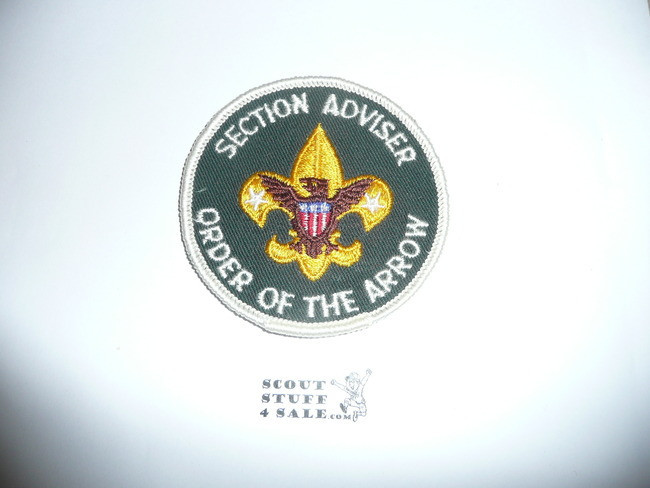 Section Adviser Order of the Arrow Patch (OAS1), 1973-?, sewn