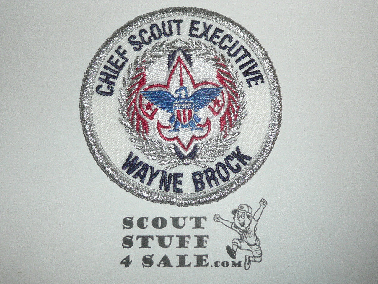 Chief Scout Executive Wayne Brock Patch