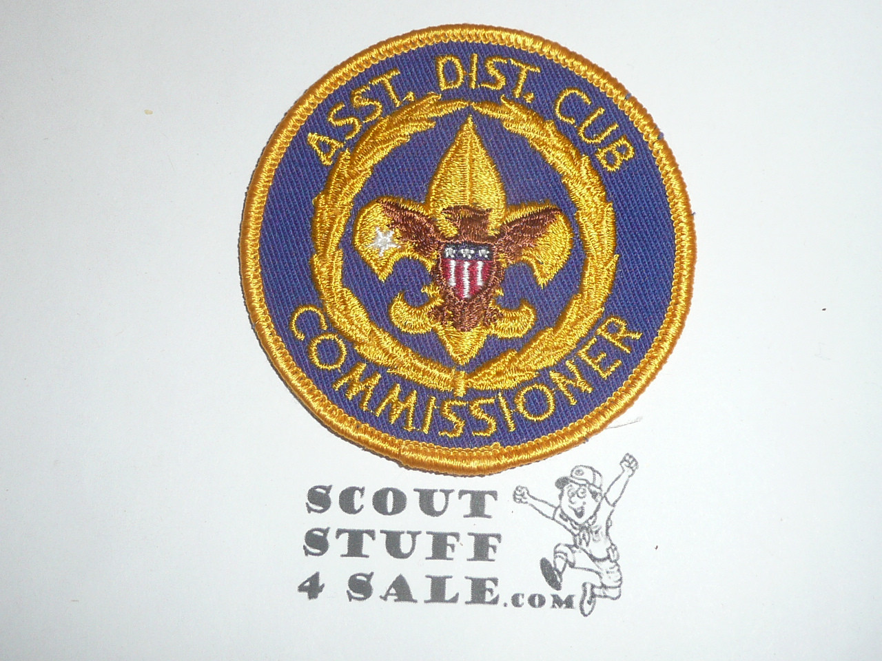 Assistant District Cub Scout Commissioner (C-ADCC1), early 1970's, Scarce Patch