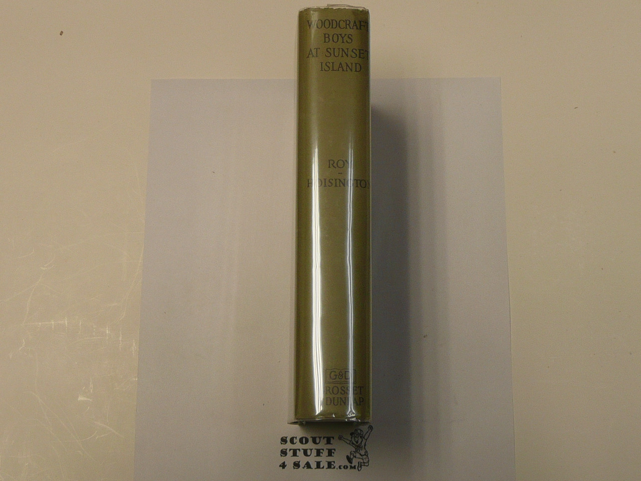 Woodcraft Boys at Sunset Island, by Lillian Elizabeth Roy and M. F. Hoisington, 1919 First Edition, Hardbound with Dust Jacket, Boy Scout Story Book