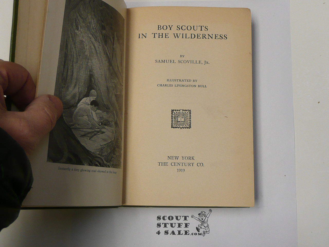 Boy Scouts in the Wilderness, by Samuel Scoville Jr., 1919 First Edition, Hardbound, Boy Scout Story Book