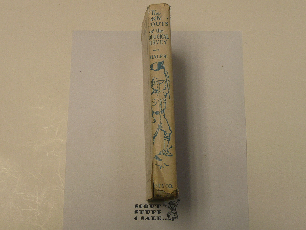 The Boy Scouts of the Geological Survey, by Robert Shaler, 1914 First Edition, Hardbound with Dust Jacket, Boy Scout Story Book