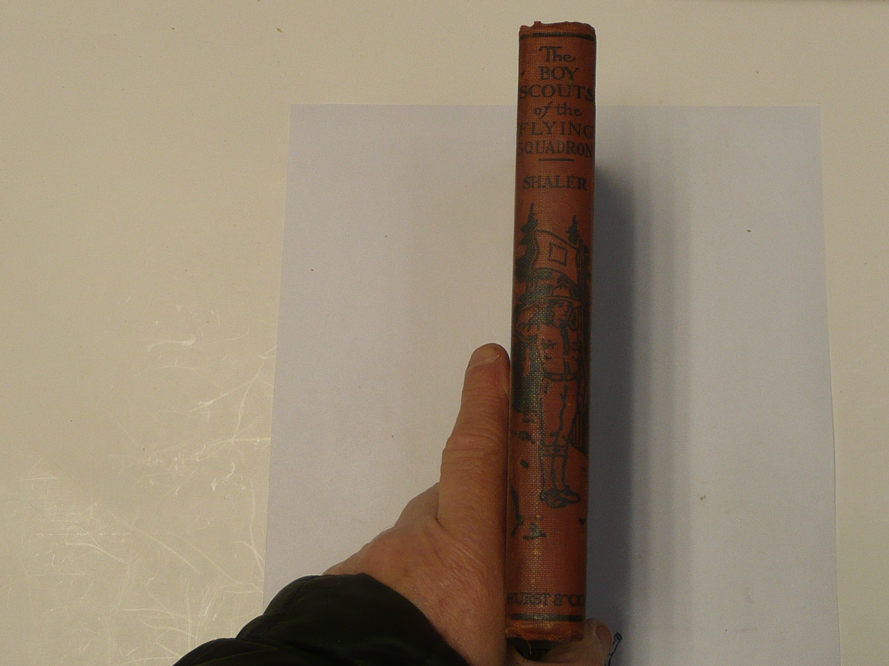 The Boy Scouts of the Flying Sqadron, by Robert Shaler, 1914 First Edition, Hardbound, Boy Scout Story Book
