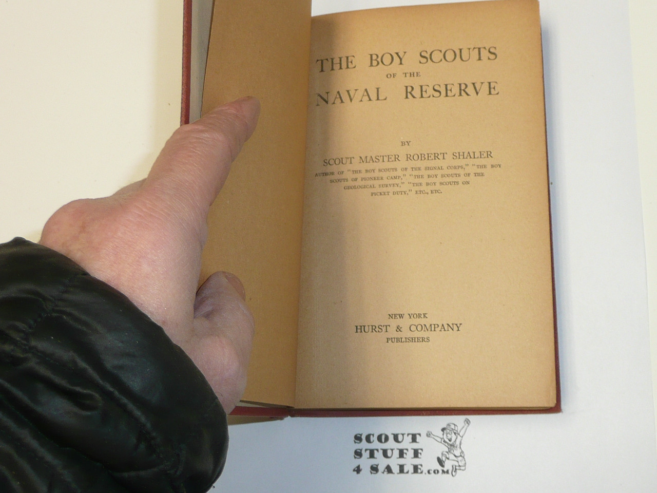The Boy Scouts of the Naval Reserve, by Robert Shaler, 1914 First Edition, Hardbound, Boy Scout Story Book
