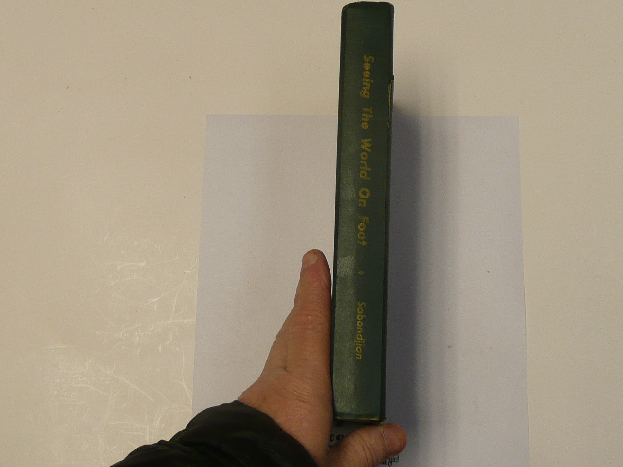 Seeing the World on Foot, Adventures of a Boy Scout Leader, By Leon Sabondjian, 1967 First Printing, Inscribed and signed by author