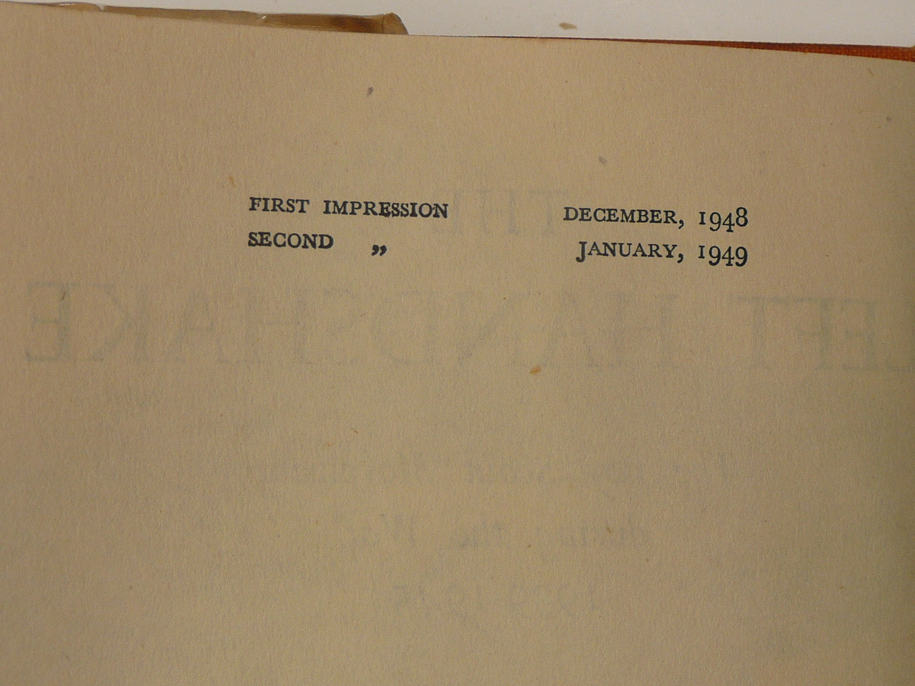 The Left Handshake, The Boy Scout Movement During 1939-1945, By Hilary St. George Saunders, 1949 printing, Hardbound with Dust Jacket