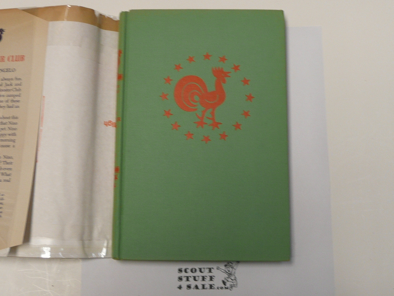 The Rooster Club, by Valenti Angelo, 1944 First Edition, Hardbound with Dust Jacket, Boy Scout Story Book