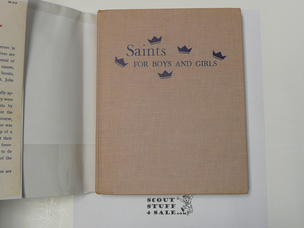 Saints for Boys and Girls, By Catherine Beebe, 1960 Second Printing, Hardbound with Dust Jacket