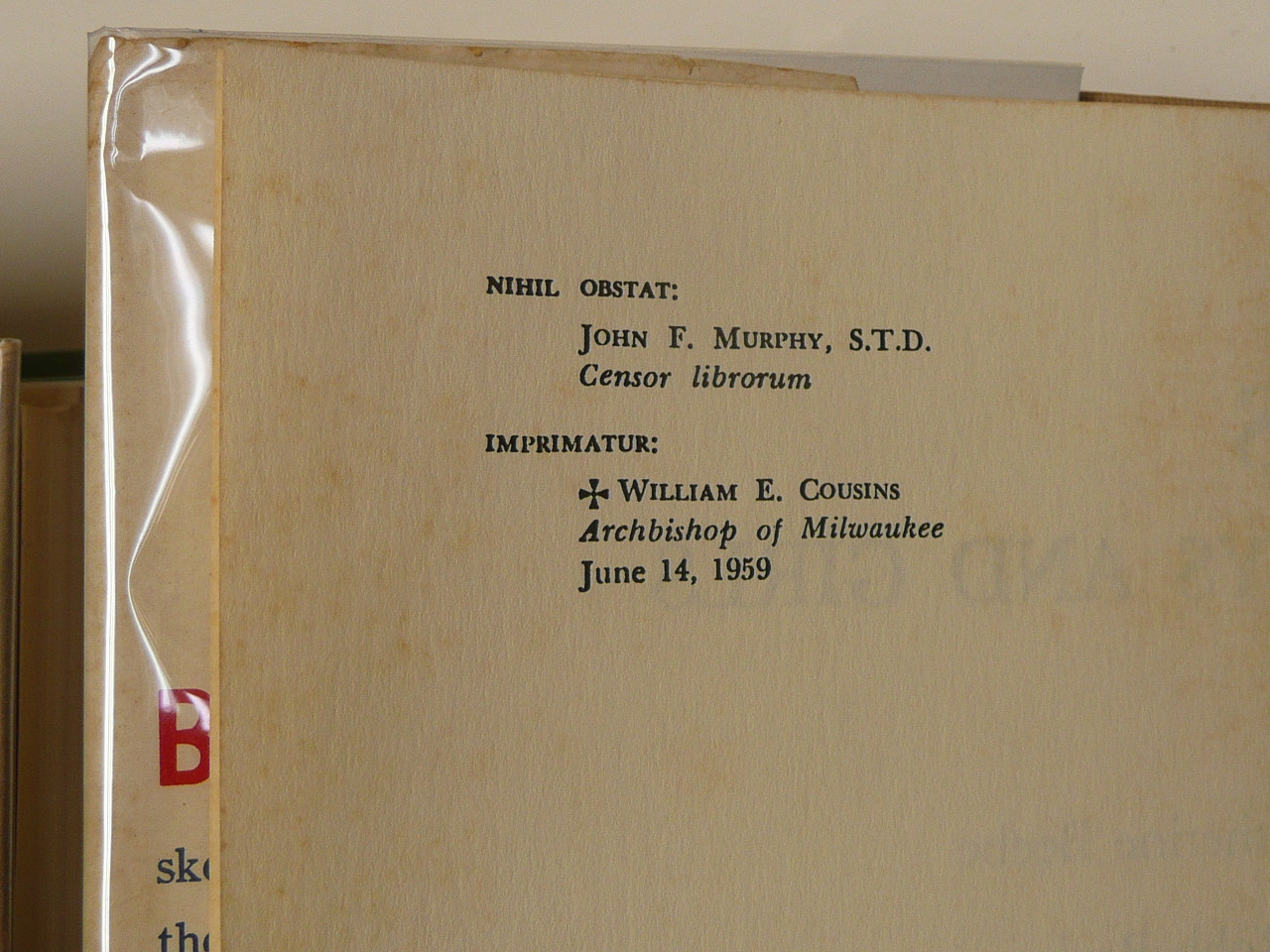 Saints for Boys and Girls, By Catherine Beebe, 1960 Second Printing, Hardbound with Dust Jacket