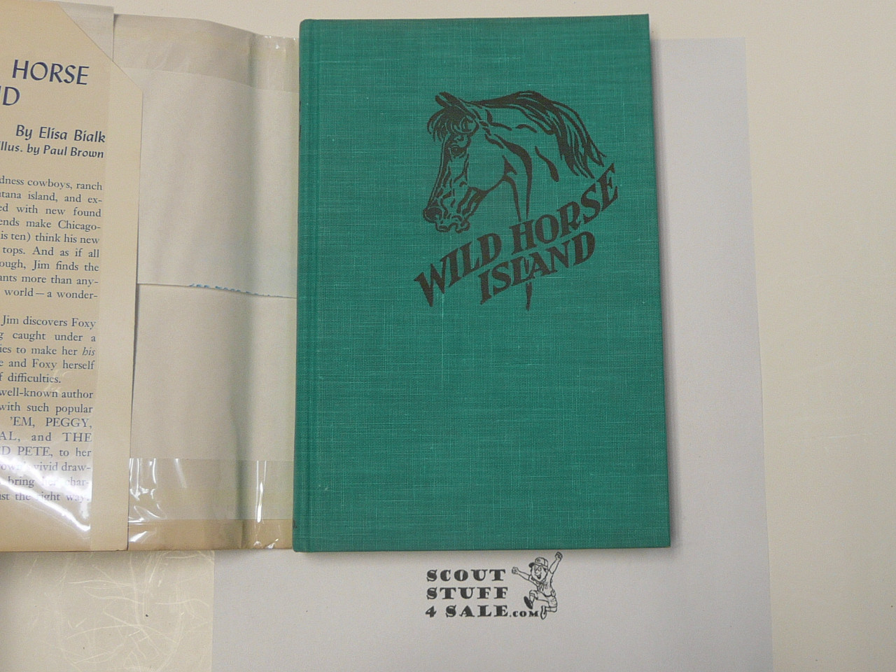 Wild Horse Island, By Elisa Bialk, 1951, Hardbound with Dust Jacket