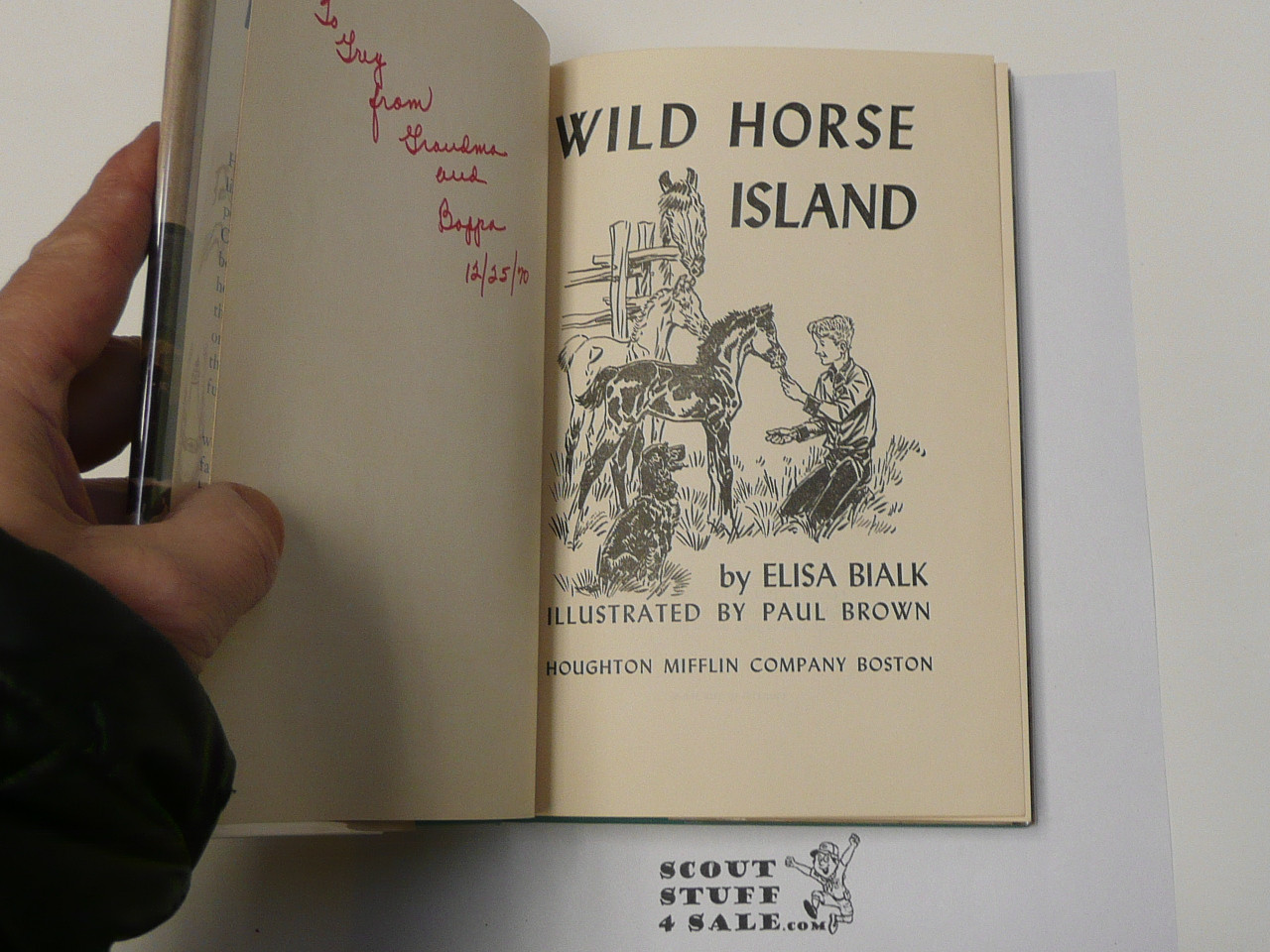 Wild Horse Island, By Elisa Bialk, 1951, Hardbound with Dust Jacket