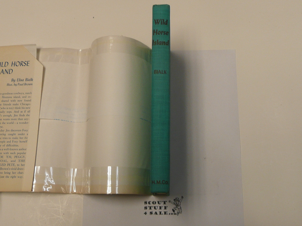 Wild Horse Island, By Elisa Bialk, 1951, Hardbound with Dust Jacket