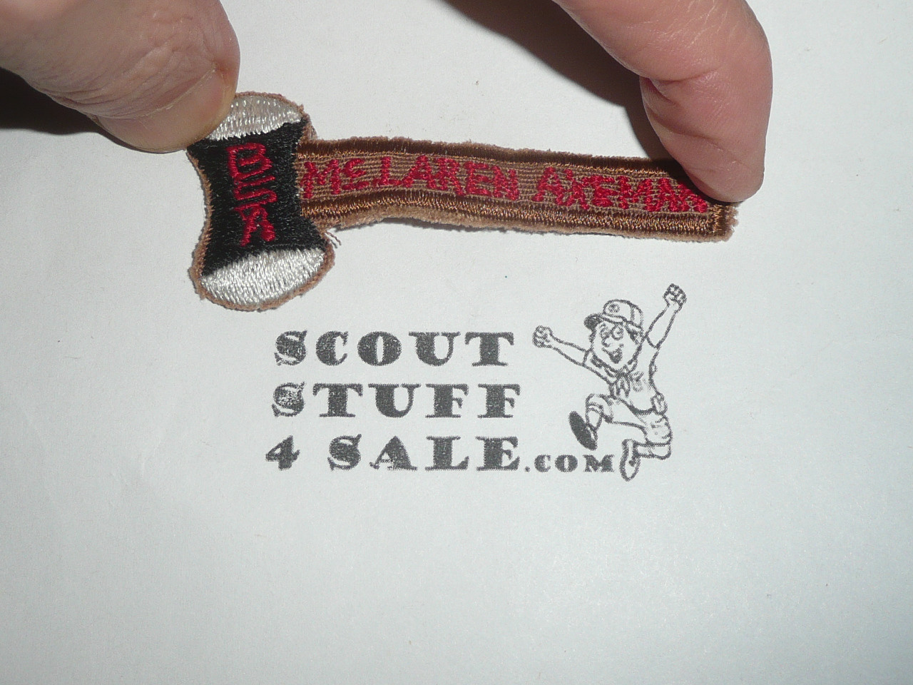 Peter McLaren Axemen Award Patch, BSA