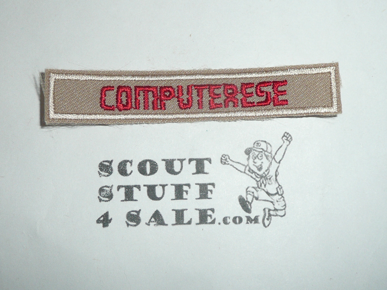 Interpreter Strip - Computerese, tan twill