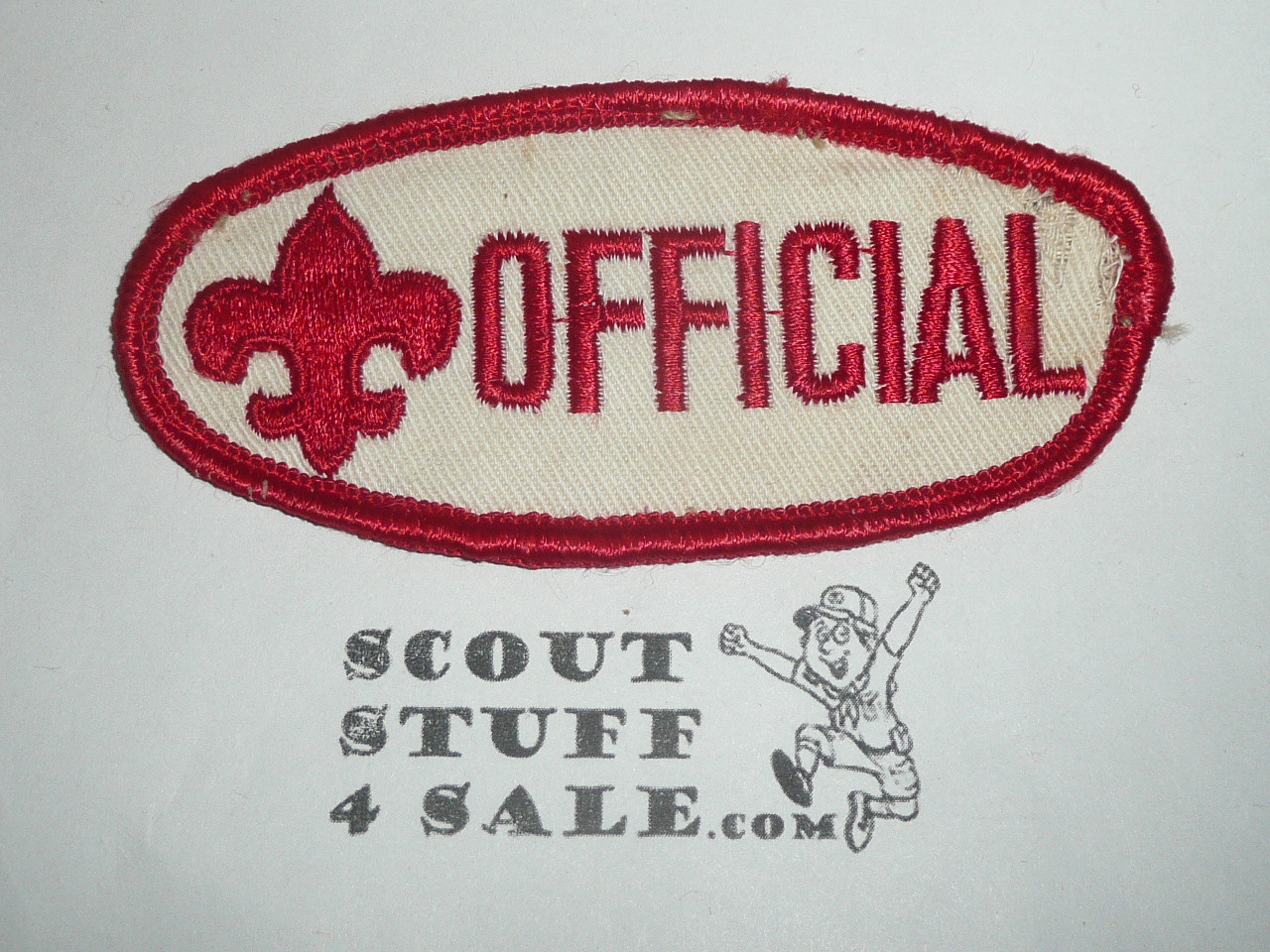 Boy Scout OFFICIAL Patch with fdl, used