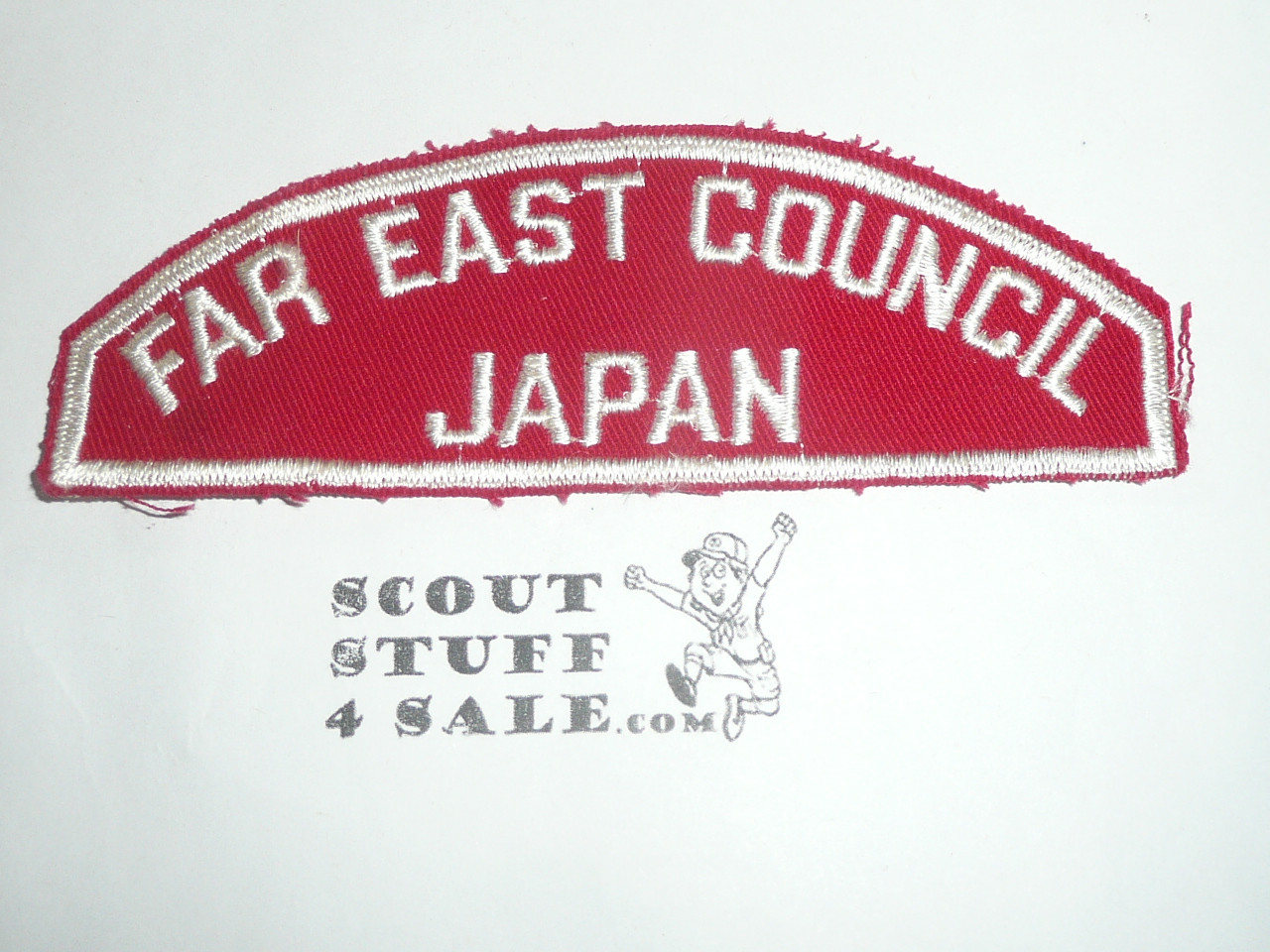 Far East Council JAPAN Red/White Council Strip