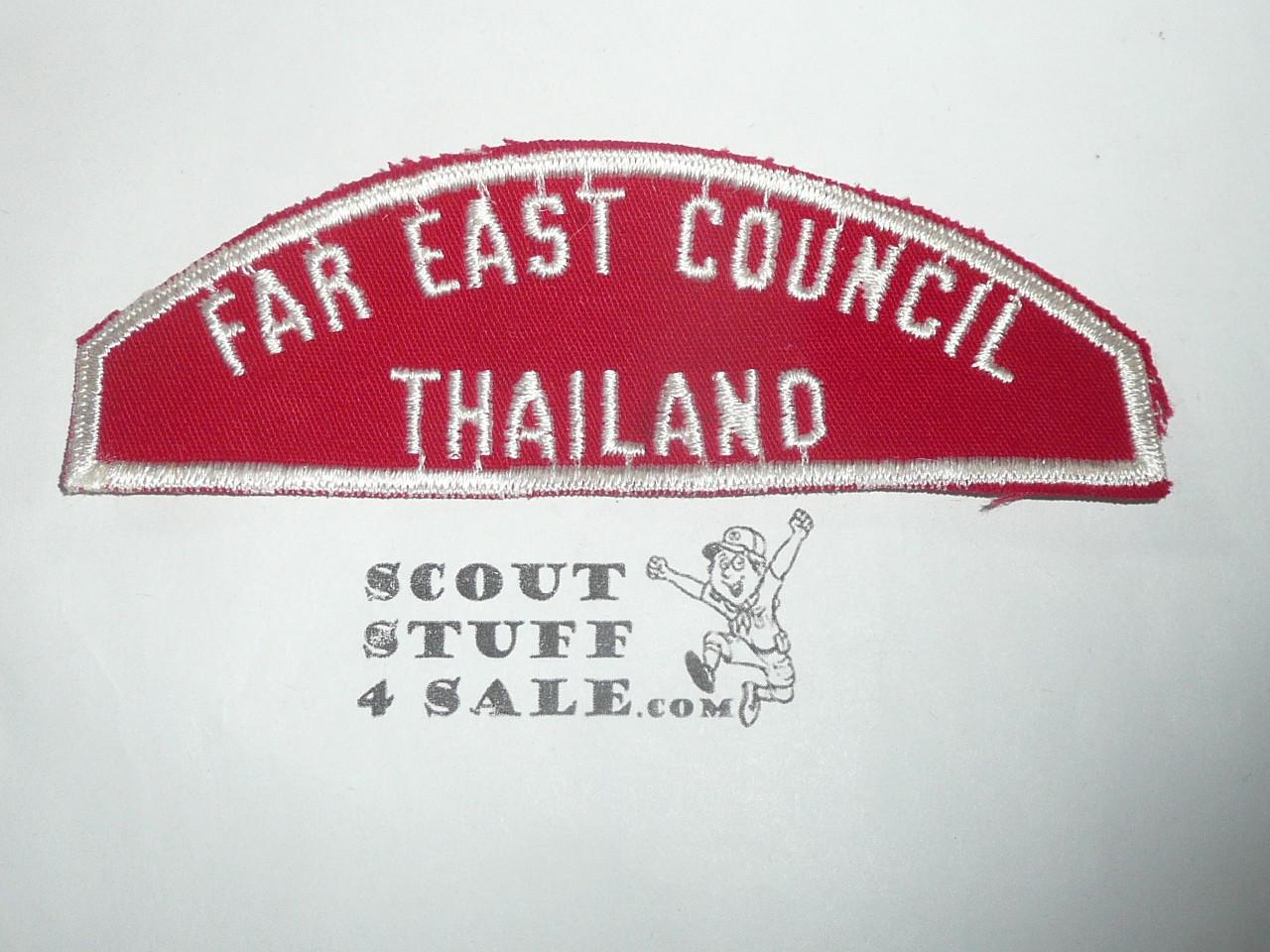 Far East Council THAILAND Red/White Council Strip