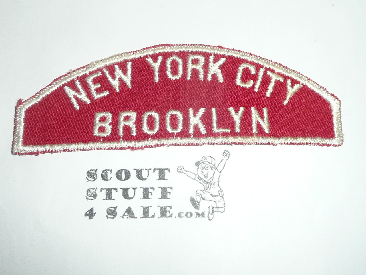 New York City Brooklyn Council Red/White Council Strip, lite use