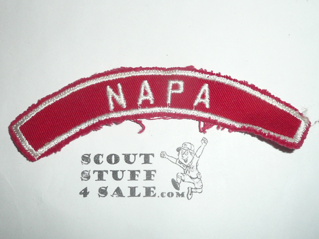 NAPA Red and White Community Strip, sewn