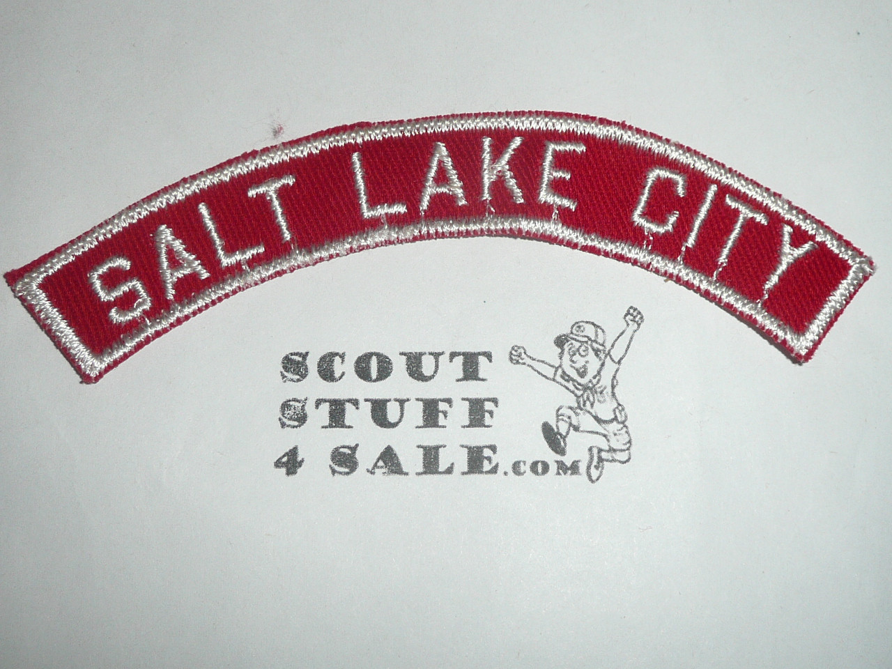 SALT LAKE CITY Red and White Community Strip