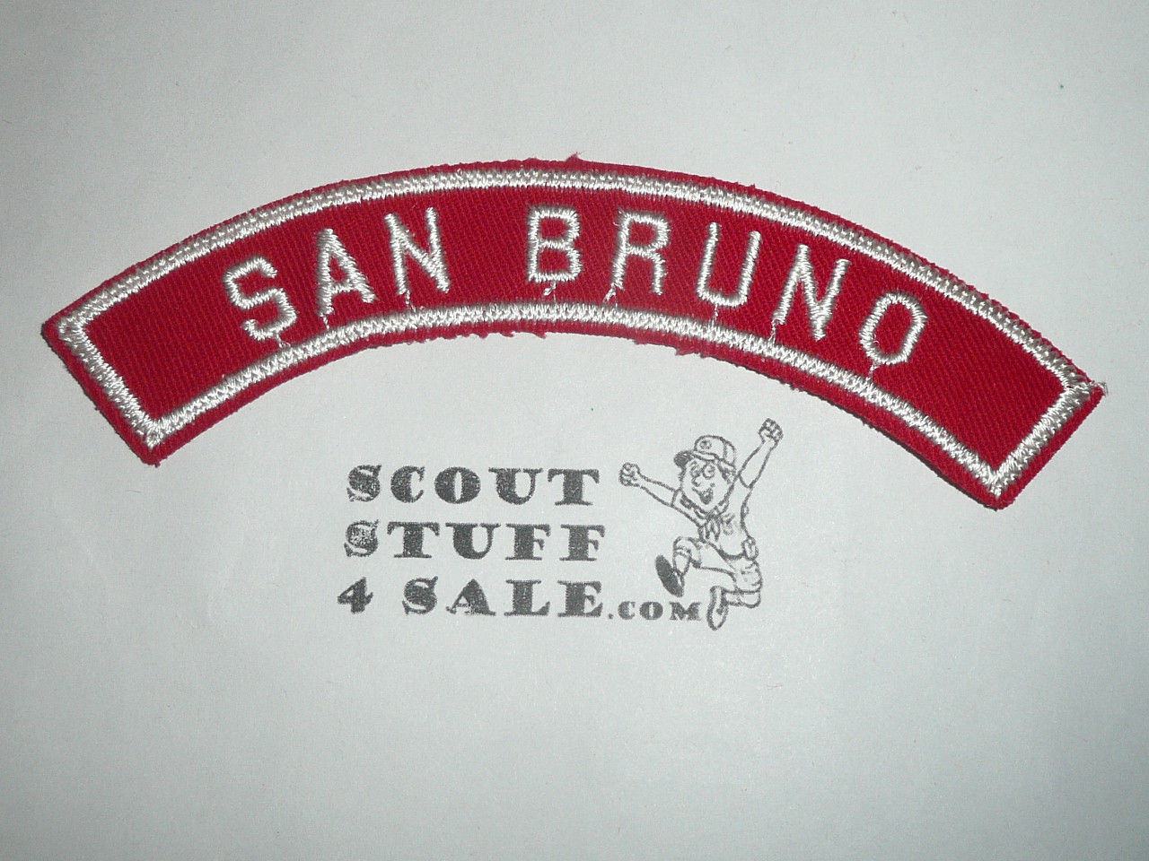 SAN BRUNO Red and White Community Strip