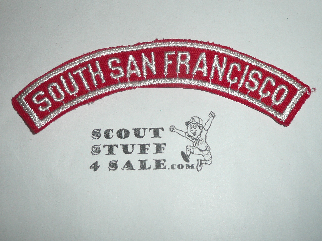 SOUTH SAN FRANCISCO Red and White Community Strip