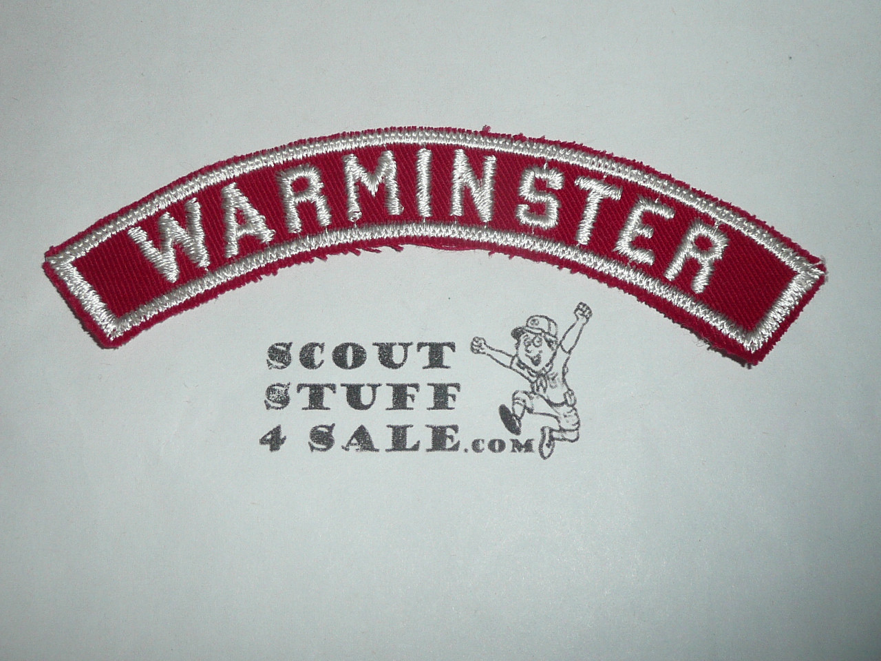 WARMINSTER Red and White Community Strip