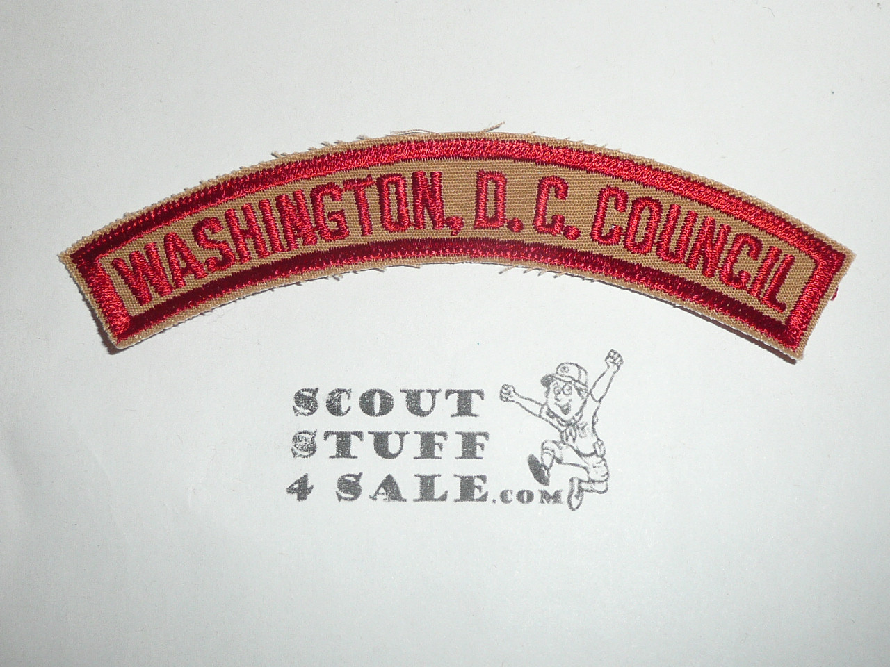 WASHINGTON, D.C. COUNCIL Tan and Red Community Strip, Modern Issue