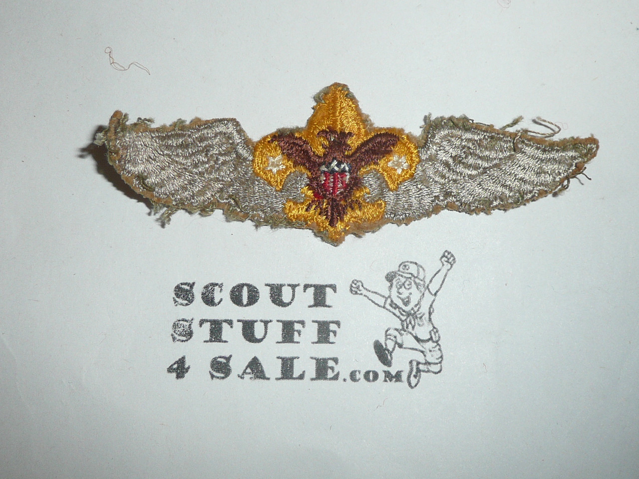 Air Scout Universal Wings Patch, 1940's, lite use