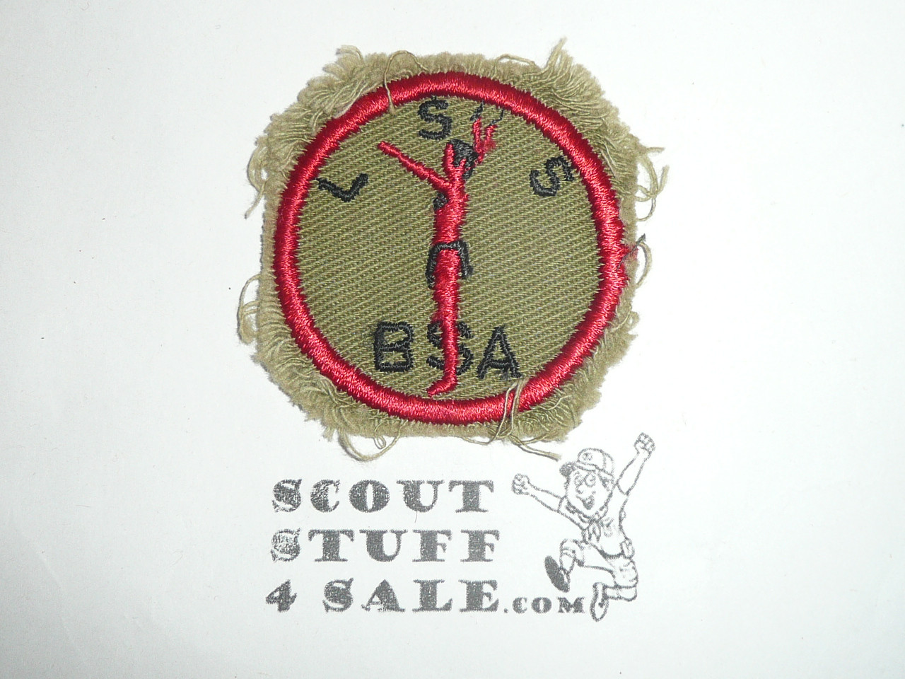 1930's Lone Scouts BSA Patch, trimmed