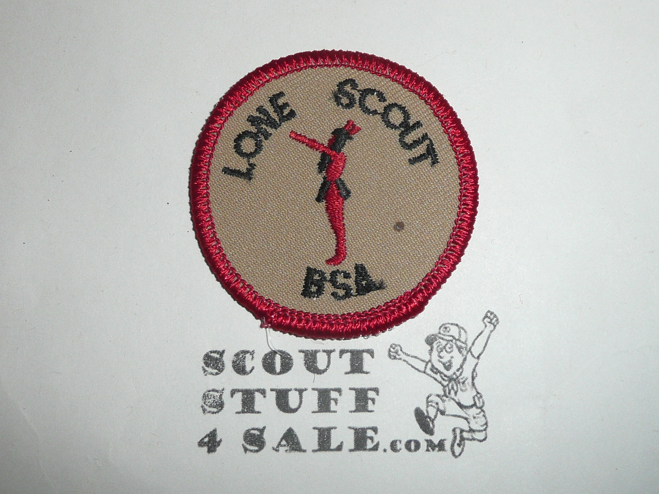Lone Scout Program Patch, Red bdr