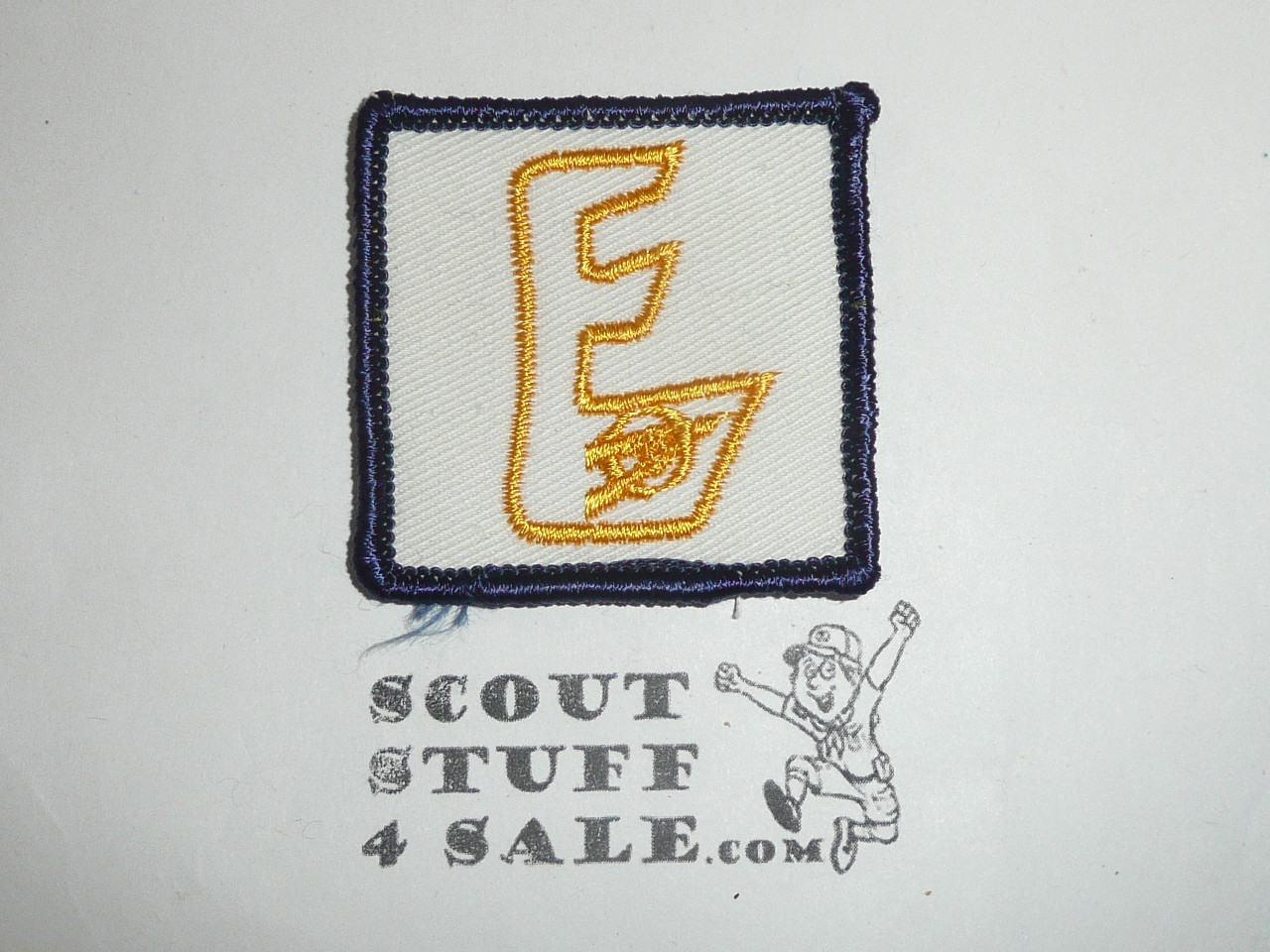 Sea Explorer Scout Pocket Emblem Twill Patch, blue bdr, Obscure
