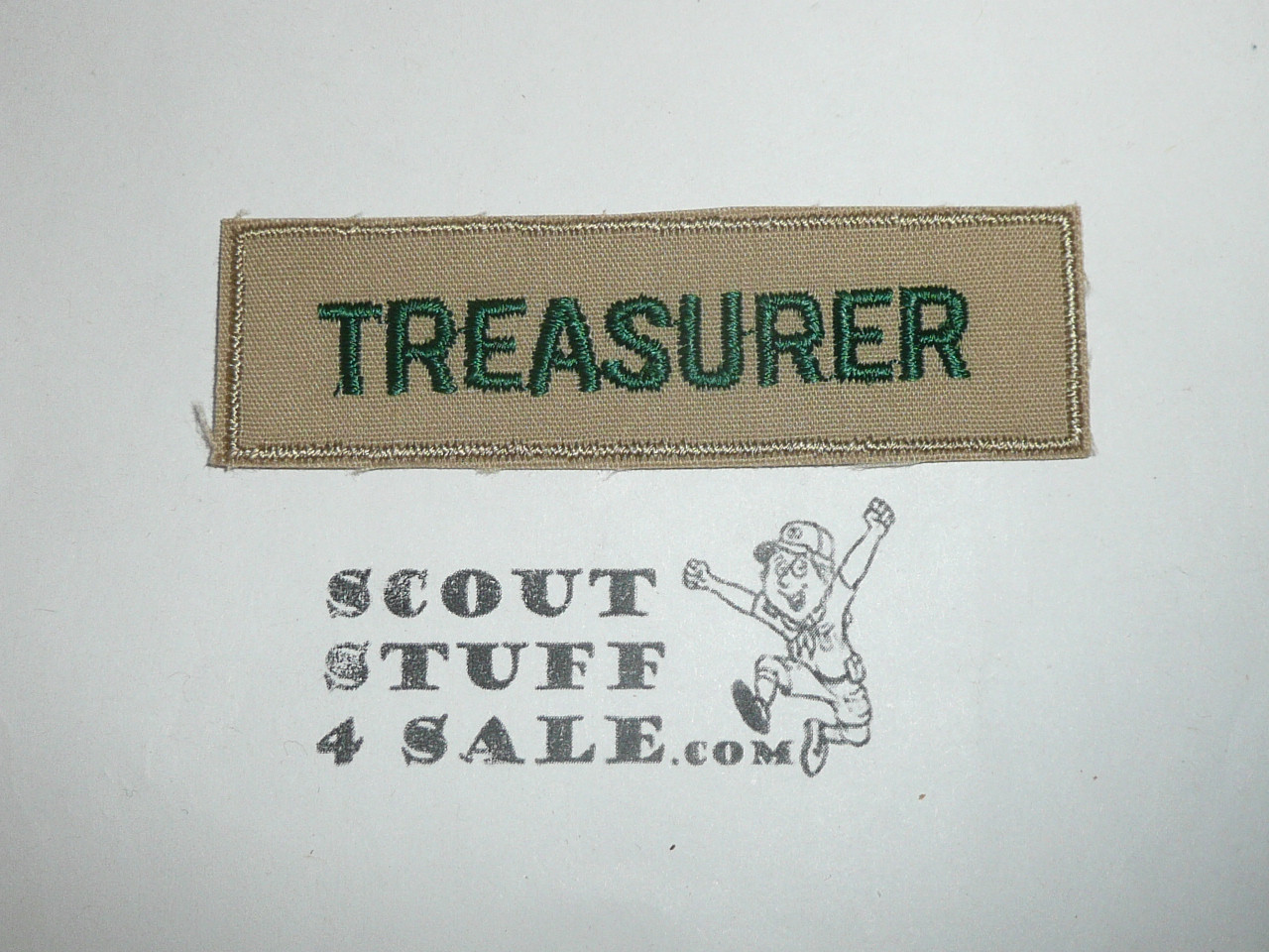 Explorer Post Position Patch, Tan Twill, Treasurer