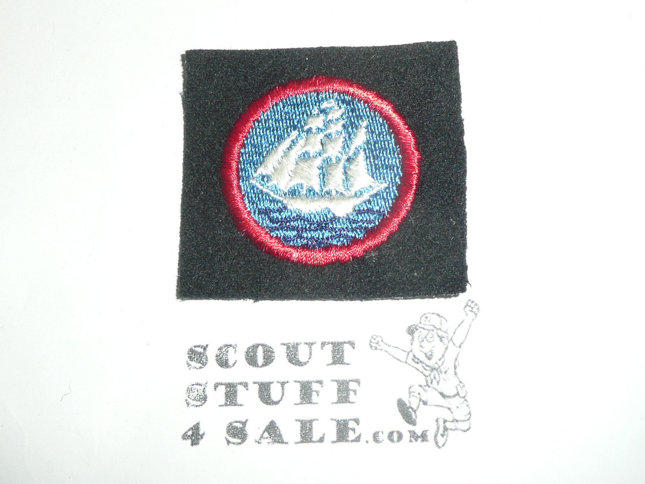 Sea Scout Explorer Long Cruise Patch, blue felt