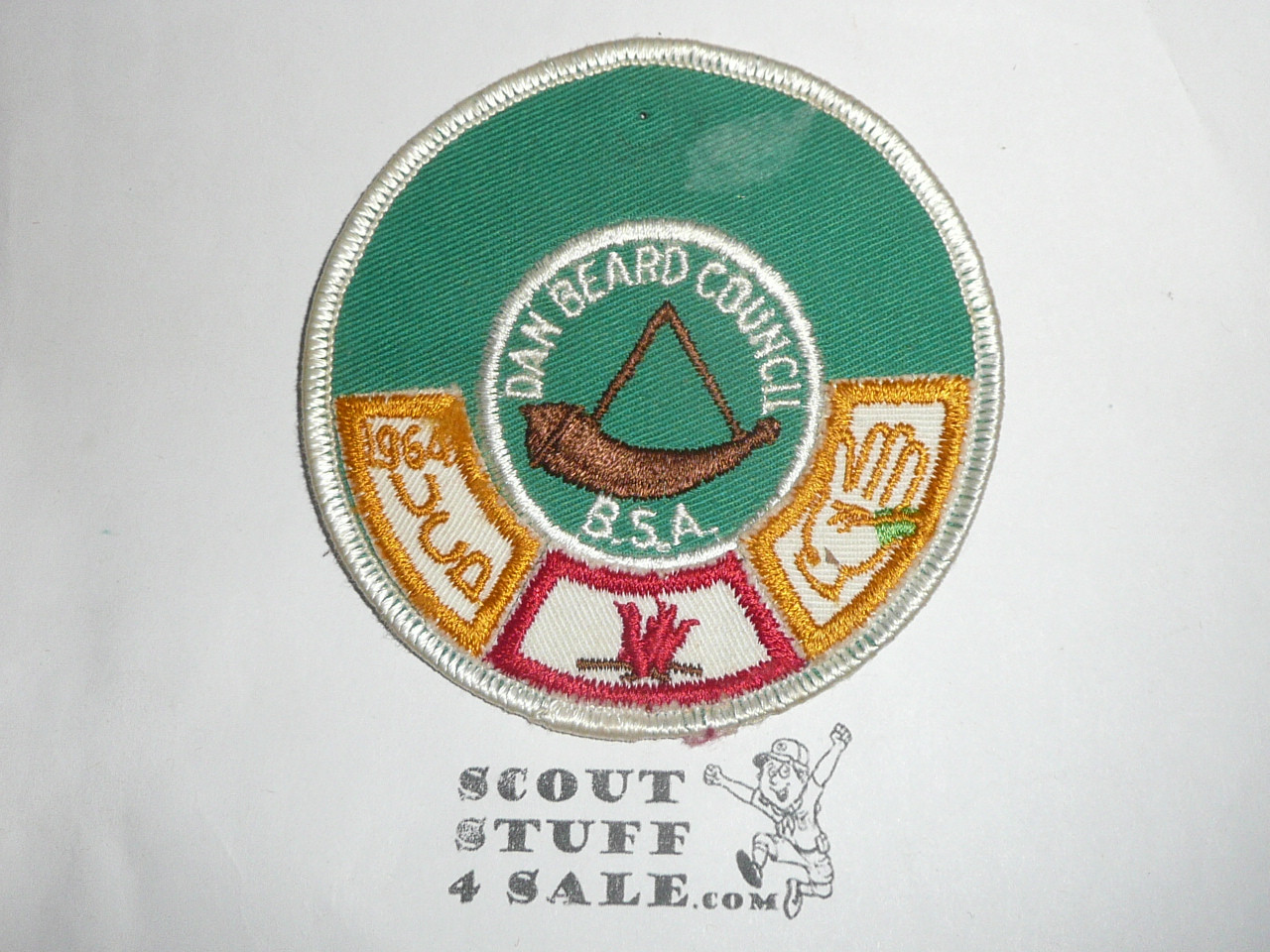 Dan Beard Council Patch (CP) with Segments, 1960's