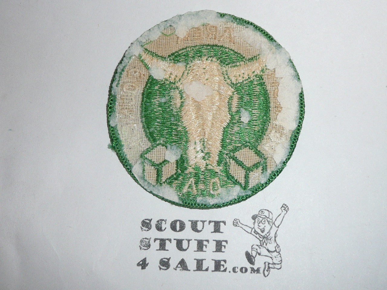 D Bar A Scout Ranch Patch, Detroit Area Council, Some glue/paper on back