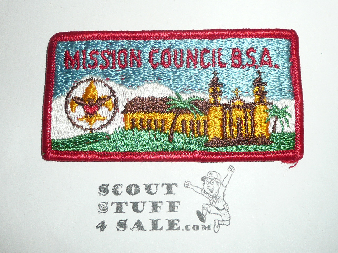 Mission Council Patch (CP), fully embroidered with small letters
