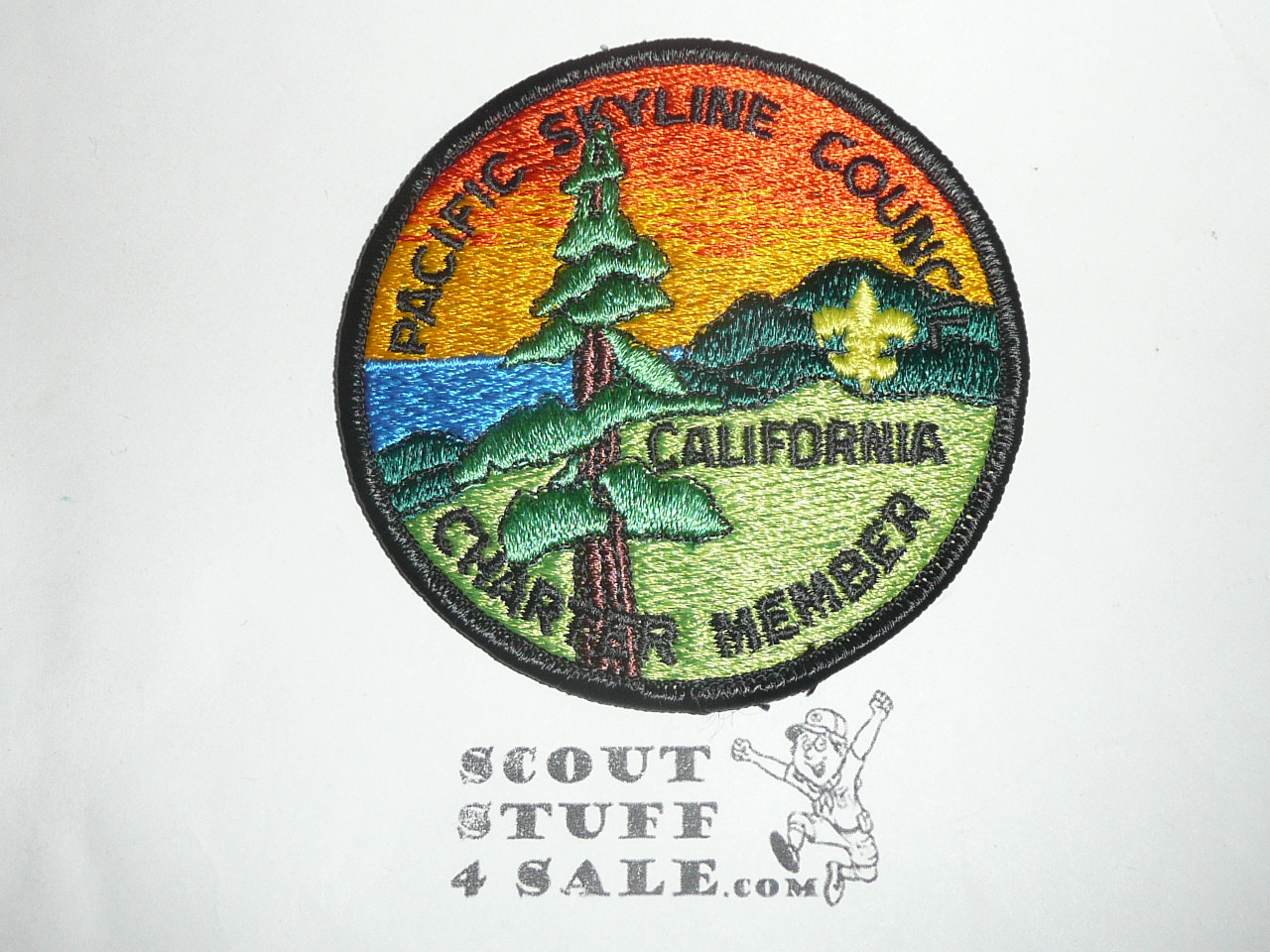 Pacific Skyline Council Patch (CP), Charter Member