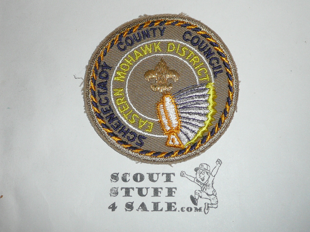 Schenectady County Council Patch (CP), Eastern Mohawk District, c/e