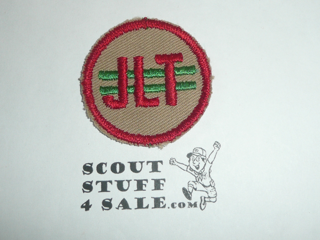 Copy of Junior Leader Training round Patch with JLT, 1960's