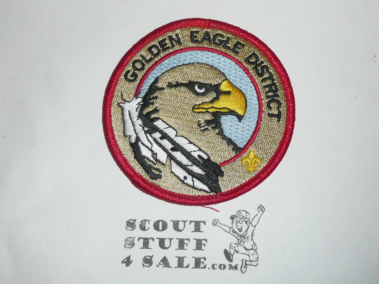 San Gabriel Valley Council Patch (CP), Golden Eagle District, 3" round