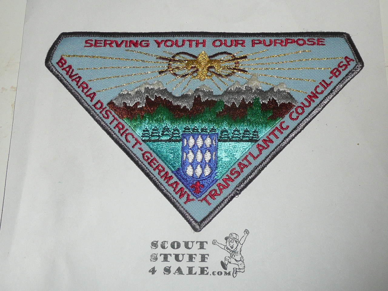 Transatlantic Council Neckerchief Patch (CP), Bavaria District Germany
