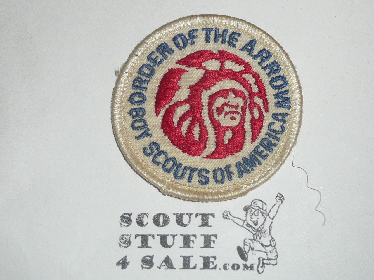 Order of the Arrow 2.5" Round MGM Iandian Patch, Scarce