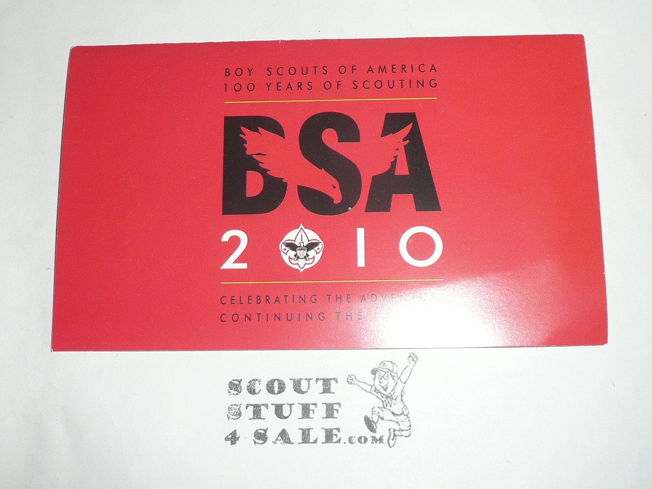 Order of the Arrow 2010 BSA 100th Anniversary Commemorative Flap Patch