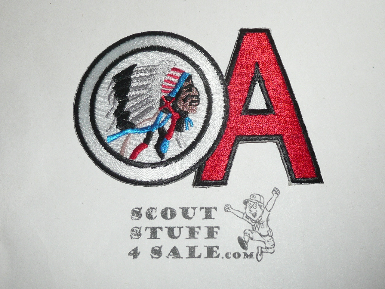 Order of the Arrow Colorful Indian OA Logo Patch