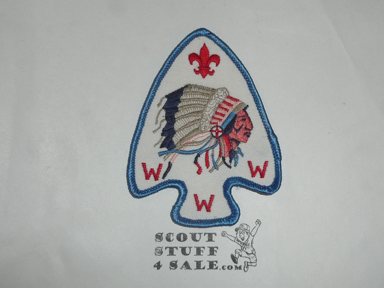 Order of the Arrow Colorful Indian Logo Arrowhead Patch